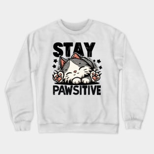 Stay Pawsitive Crewneck Sweatshirt